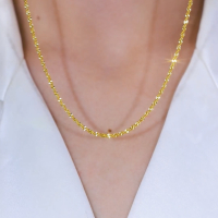 金色满天星项链女小众设计波光粼粼时尚百搭个性高级感锁骨链颈链送女朋友老婆情人节七夕生日礼物