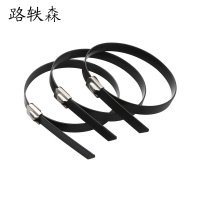 路轶森 304不锈钢包塑自锁扎带 5.6*200mm 条