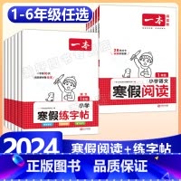 数学》寒假口算-北师版 小学三年级 [正版]2024版一本小学语文寒假阅读+练字帖寒假作业衔接一年级二年级三四五六年级数