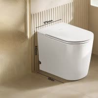 惠达(HUIDA)-ZS55-PRO/ZT55-PRO小户型家用尺寸智能马桶0水压免触翻盖千次魔力泡座圈加热座便器