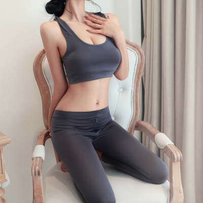 长夜漫漫情趣内衣开档运动裤免脱性感诱惑夫妻调情外穿瑜伽裤1918