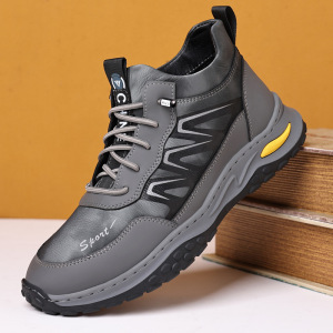 承发男鞋冬季新款运动休闲鞋男士加绒保暖棉鞋高帮雪地靴一件