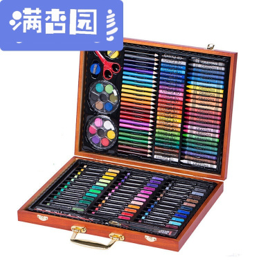 舒弗（LACHOUFFE)儿童画笔套装画架绘画套装水彩笔蜡笔文具礼盒学习用品儿童
