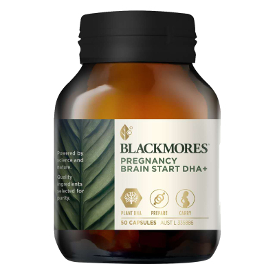 22年6月澳洲blackmores澳佳宝孕妇海藻油DHA胶囊50粒孕中产后一人吃两人补