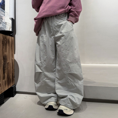 男童夏季工装裤2026新款宽松阔腿裤中大童男孩休闲长裤帅气裤子