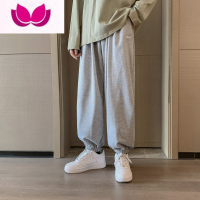 七斓秋季ins潮牌休闲束脚卫裤男韩版潮流学生宽松百搭哈伦运动阔腿裤