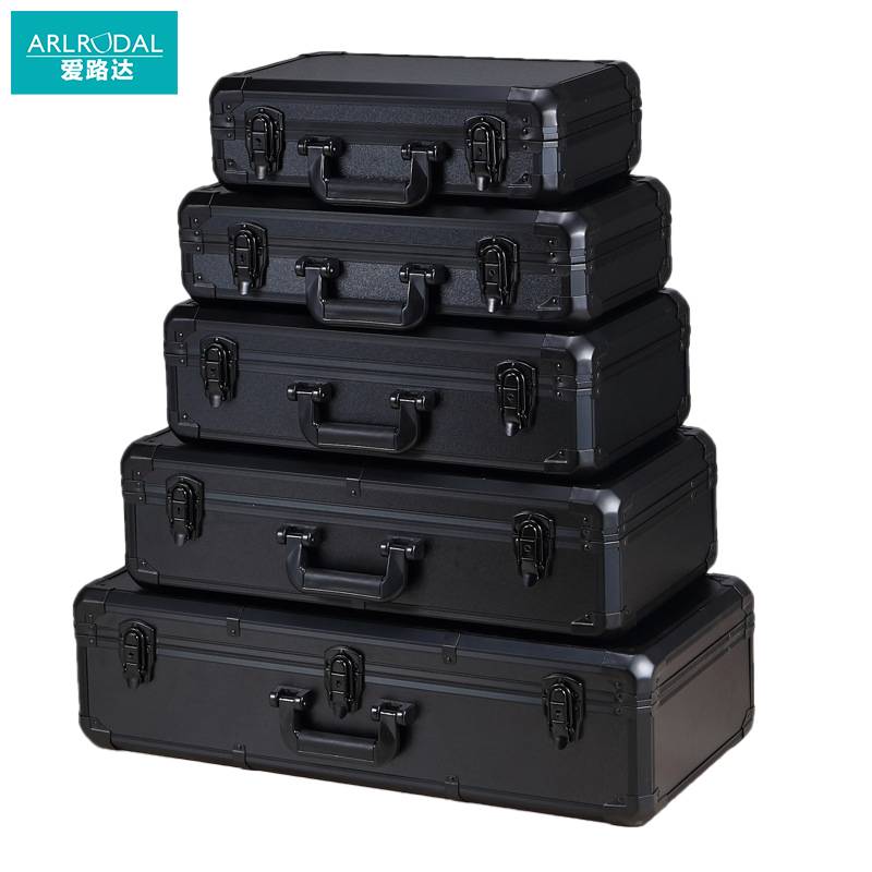 爱路达 铝合金工具箱仪表仪器收纳箱 格子棉(47*25*12)/个