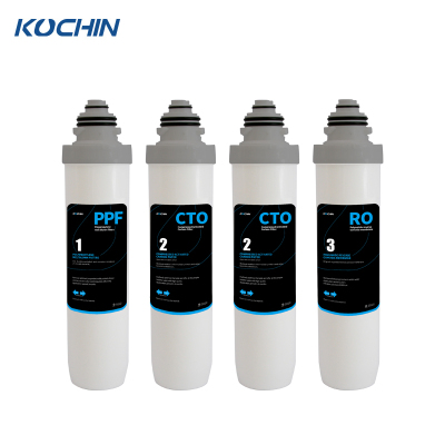 柯淇KOCHIN Y33滤芯 适用RO反渗透净化茶吧直饮机(KC900-R100) (计价单位:4个/套) 黑色+白色
