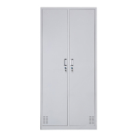 利特莱依更衣柜员工铁皮柜健身房宿舍储物柜带锁存包柜收纳柜钢制二门更衣柜