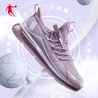 乔丹官方旗舰女气垫鞋运动鞋2020新款夏季休闲跑步鞋全掌气垫跑鞋减震透气