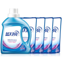 蓝月亮薰衣草洁净洗衣液 2.05kg+袋装500g*4