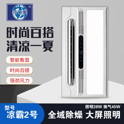 顶回美 智能电器(凉霸2号)智能吹风换气二合一嵌入式厨房卫生间凉霸