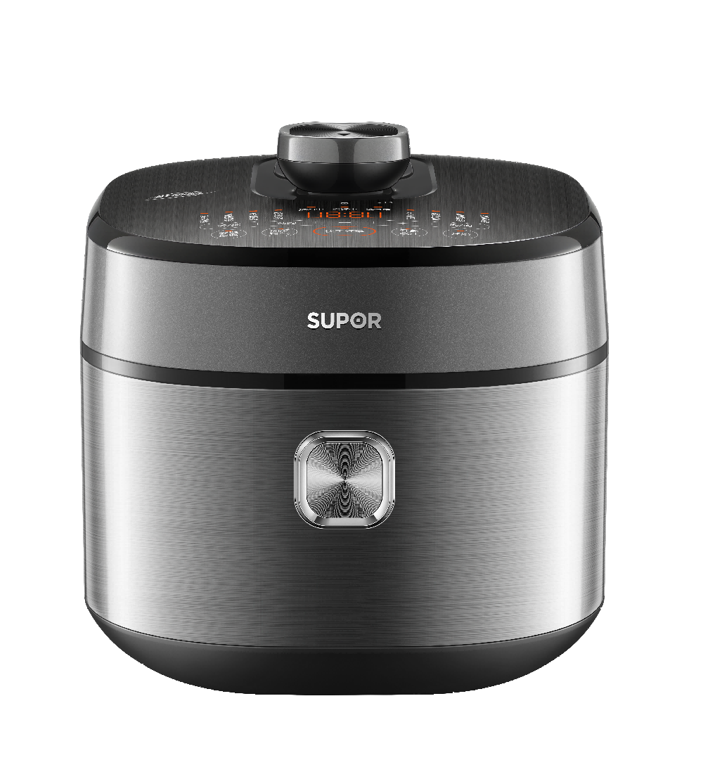 苏泊尔5L双胆电压力锅SY-50FH65环绕立体加热自动排气内盖可拆卸不锈钢厚釜微电脑控5-8人家庭用