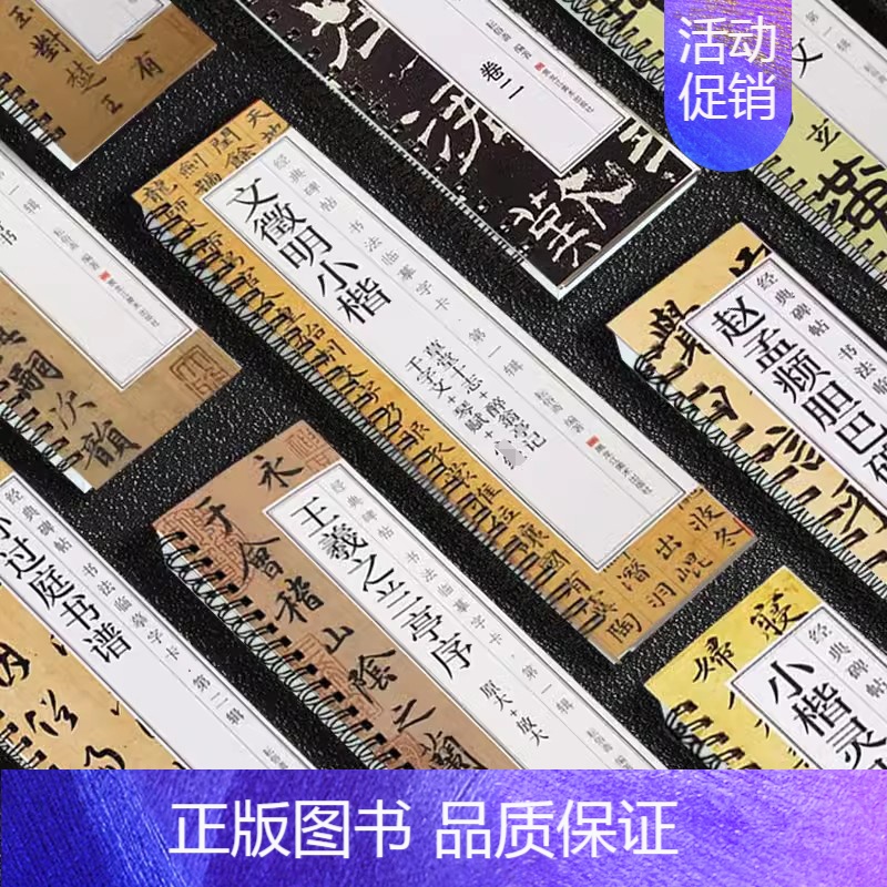 共60本]以上全套48种 [正版]唐怀仁集王羲之书圣教序兰亭序九成宫勤礼碑多宝塔碑孙过庭书谱席夔隶书邓石如篆书千字文赵孟