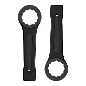 立伟铁牛敲击梅花扳手120mm/把