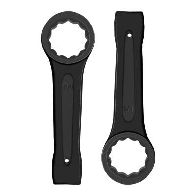 立伟铁牛敲击梅花扳手120mm/把