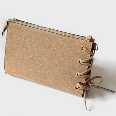 派尼美特2020春夏新款同款女手包手拿包个性潮流信封包韩版绑带手抓包