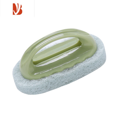 三维工匠厨房带手柄清洁刷海绵擦卫生间浴室用刷浴缸刷墙壁地板刷瓷砖刷子