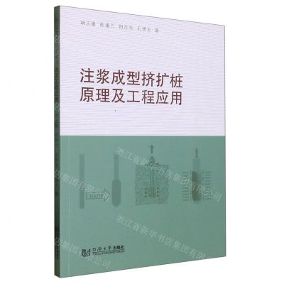 [N]注浆成型挤扩桩原理及工程应用-9787576501230