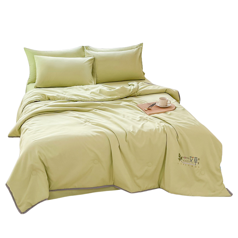 赞属 艾草驱蚊抑菌夏凉被 M150x200CM 条