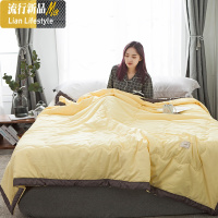 空调被夏凉被棉夏季大版花薄款单人被子可水洗棉被儿童双人被芯 三维工匠