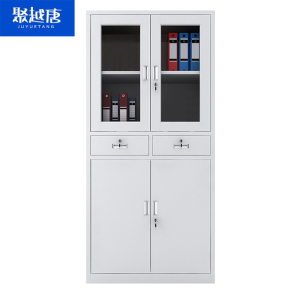 聚越唐(JUYUETNAG)加厚中二斗文件柜办公柜 850*390*1800 mm个