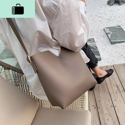 大包包2020新款潮大容量单肩包时尚简约春夏书包女韩版高中托特包NEW LAKE女士单肩包