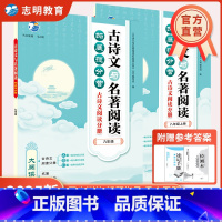古诗文与名著阅读 九年级/初中三年级 [正版]直营2024新版 古诗文与名著阅读拓展提分营古诗文名著导读初一初二初三八九