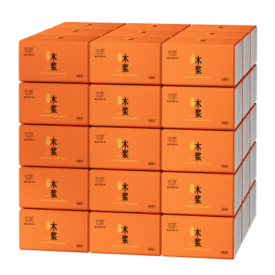 织梦 可湿水抽取式纸面巾4层60抽每包原生木浆抽纸纸巾实惠装餐巾纸家庭装纸抽卫生纸家用母婴可用 40包箱装