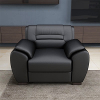 臻远 ZY-SFZH-24 办公沙发茶几组合简约现代接待室会客区轻奢商务沙发 牛皮单人位