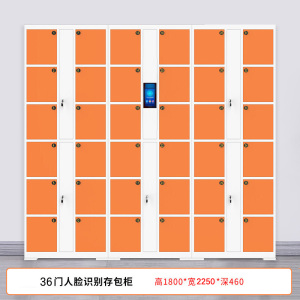 创世人 存包柜电子存包柜铁皮柜36门智能寄包寄存柜