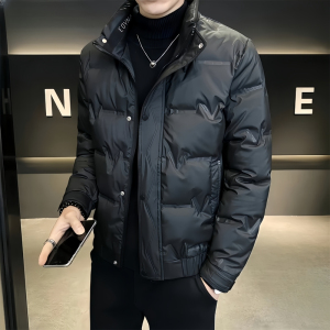 啄木鸟2025男士羽绒棉服加厚保暖休闲立领冬季潮流男款棉衣外套XN