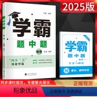 物理 九年级/初中三年级 [正版]2025版 学霸题中题九年级物理全一册沪粤版 九年级物理学霸九年级上册下册物理同步提优
