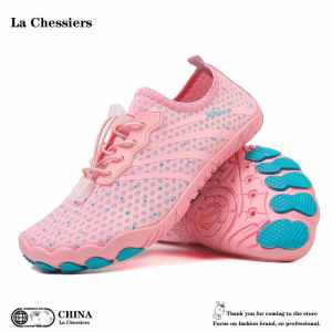 La Chessiers涉水鞋男女沙滩鞋速干防割赶海鞋防滑漂流溯溪游泳鞋潜水浮潜凉鞋