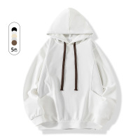 春秋连帽卫衣男生新款潮牌套头百搭男青少年情侣男女同款宽松外套