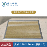 苏宁 德洁 平铺式铝合金地垫龙宝黄色 /WLYT-DD096/120*180cm