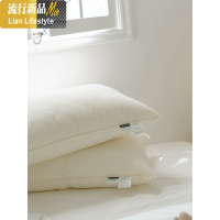 品质羽丝绒枕头 云绒纤维枕芯 柔软中高低枕 单人成人护颈枕 三维工匠