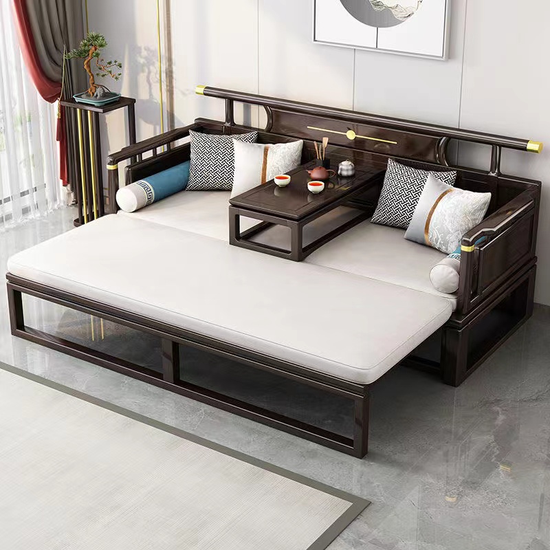 户型多功能客厅会客办公室双人床榻榻米炕几沙发榻书房茶楼贵妃床酒店