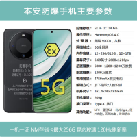 华为 mate60 512G 防爆手机4750mAh66W 本安EX化工厂石油库天然气医药工业专用 防爆定制版(带证书)