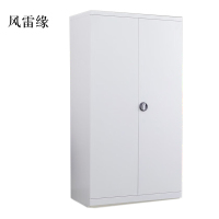风雷缘工具柜加厚铁皮储物柜工厂车间用带抽屉汽修多功能收纳柜通门无网柜灰白色