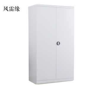 风雷缘工具柜加厚铁皮储物柜工厂车间用带抽屉汽修多功能收纳柜通门无网柜灰白色