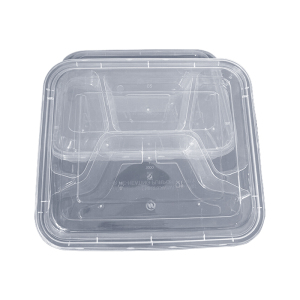 优诗提念YSTN-BXH010四格餐盒 150套/箱(计价单位:箱)透明色