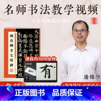[单册+视频]颜真卿多宝塔碑 [正版]颜真卿楷书字帖多宝塔碑原碑帖墨点字帖毛笔字帖历代经典碑帖楷书入门视频教程颜真卿毛笔