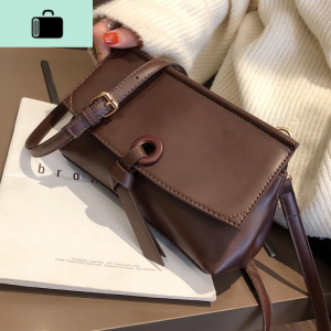 港风复古小包包女2020新款潮韩版百搭斜挎包简约时尚单肩包网红包NEW LAKE女斜挎包