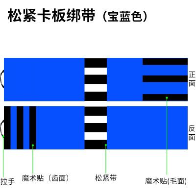 匹牧绑带 48cm宽*460cm长 蓝色PM-BD-0016单位:个