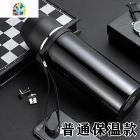 大容量保温杯1000ml便携304不锈钢杯子女户外真空大号保温水杯男 FENGHOU 星钻黑