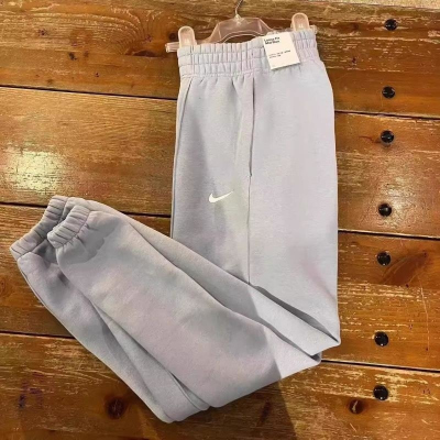 NIKE耐克长裤运动休闲加绒保暖针织收脚女裤BV4090-441 D