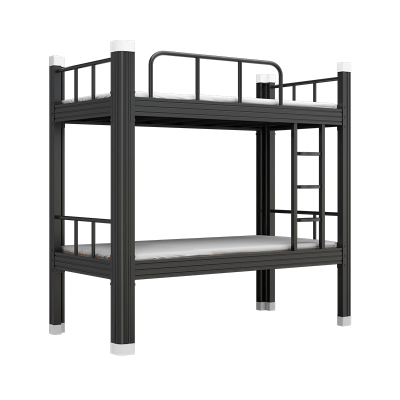 易企采 900MM宽员工宿舍高低床铁艺上下铺钢制双层床铁床上下床子母床