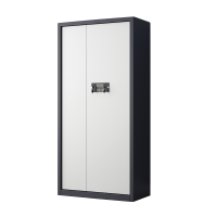 易企采 通门灰白套色电子保密柜密码文件柜财务档案柜矮柜保险柜资料柜档案资料柜