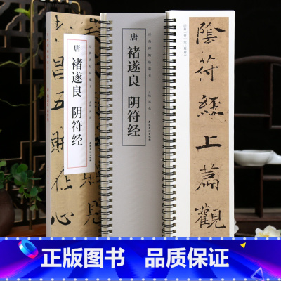 褚遂良阴符经 [正版]学海轩褚遂良阴符经碑帖临摹卡原色原帖简体旁注洪亮编放大单行褚体楷书字卡毛笔书法字帖成人学生临摹本安